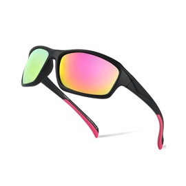 IGnaef Wrap Around Sports Sunglasses for Women Polarized Sun Glasses for Cycling Running CIF8165