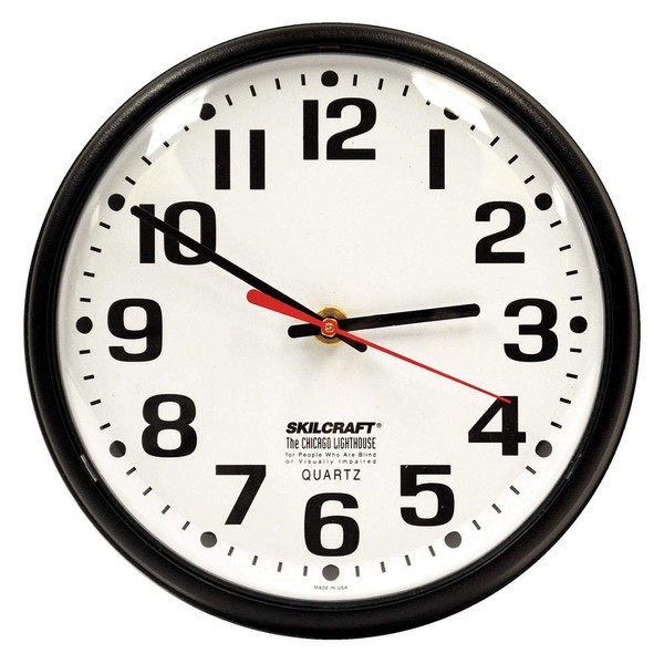 CHICAGO LITGHTHOUSE 9 .25" Wall Clock (WHITE) CL925WH