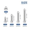 DTGN 80 Pieces M6 Metric Screw Assortment Bolt and Nut