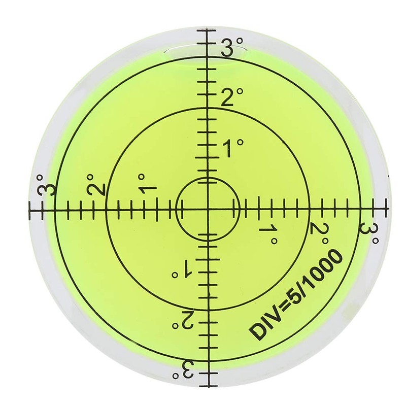Precision Bullseye Spirit Level 60MM Round Level Bullseye Round Spirit
