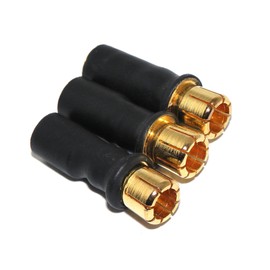 Replacement 6.5mm Female 8mm Male Bullet Connector Adapter for Castle XLX2 ESC & 6.5MM Motor