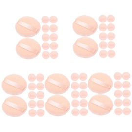 FRCOLOR Sets Makeup Puff Large Round Powder Applicator for Loose Setting Powder Pcs