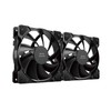 Mars Gaming MF-PWMX2 Black, 2 Fans 120 mm, Whisper Quiet