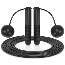 Cordless Skipping Rope Smart Digital Ropeless Jump Rope for Adults Women Men Kids Adjustable Jumping Rope with Calorie Counter for Fitness, Crossfit, Exercise, Boxing, Gym (Black)