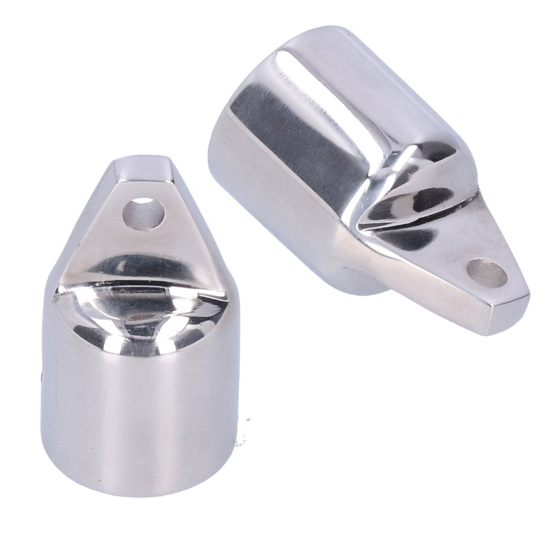 2pcs Bimini Top Cap External Eye End Accessories 316 Stainless