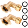 Sanpaint Sanpaint 2 Pack Garden Hose Elbow Connector 90 Degree,