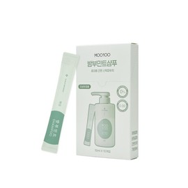 Bamboo Mint Shampoo Travel Stick Pouch 10ml-10 Pieces / 밤부민트샴푸 여행용 스틱파우치 10ml-10개입
