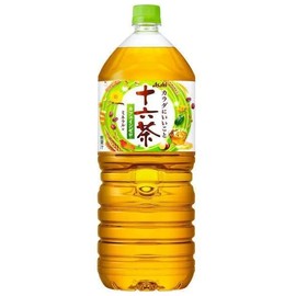 Asahi Jurokucha Blended Tea 2L (Pack of 4), Value Pack, Caffeine Free, Unsweetened 16-Ingredient Blended Tea from Japan, MADE IN JAPAN, Limited Stock