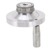 Lathe Handwheel 80mm Aluminum Alloy Hand Wheel with Crank Handle