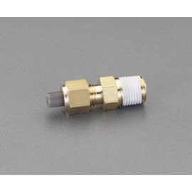 R 1/4"x 6mm Union (Half/Brass)