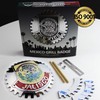 Premium Jalisco Mirror Chrome Red ISO 9001 Mexico Eagle Flag