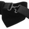 Bowties.jp bd525 Black Velour Deformable Bow Tie Bowtie Easy Fit