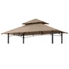 MASTERCANOPY Grill Gazebo Replacement Canopy Top for Model L-GG001PST-F (Beige)