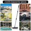 Heavy Duty Wire Push Broom Brush, 15.7" Stainless Steel Bristle