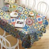 Yighty Oval Boho Tablecloth 60x84 inches