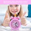 TCJJ Unicorn Alarm Clock for Girls - Non-Ticking, Quiet Bedside