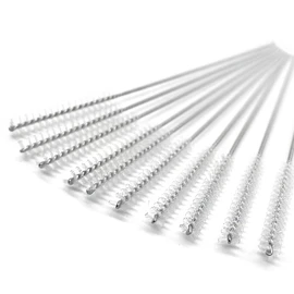 (10pcs) Alsilence Hearing aid Vent Tube Cleaning Brush earhook Cleaning kit Hearing Amplifier Cleaning Small Hole Tools