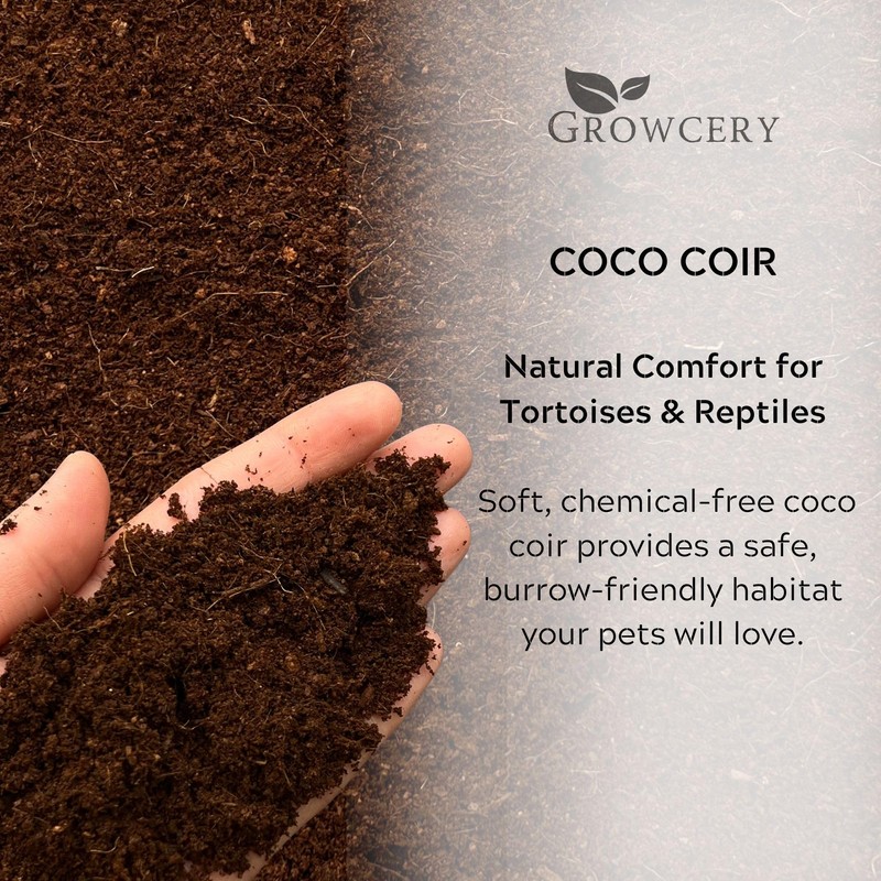 Coco Coir Tortoise Substrate – Natural Coco Coir Compost for