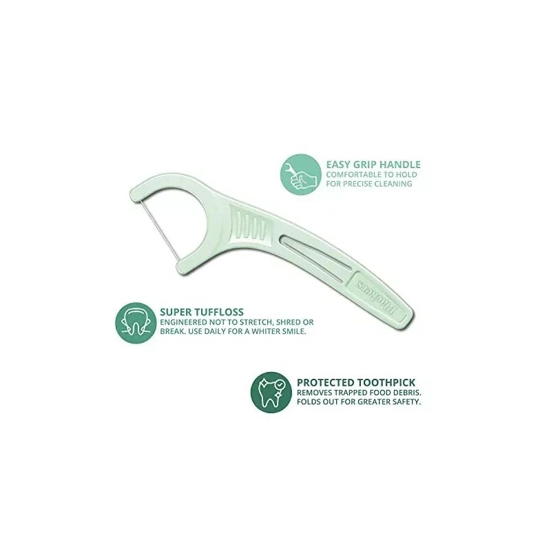 Plackers Micro Mint Dental Floss Picks with Travel Case 12