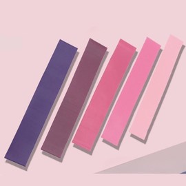 Fenteer 5Pcs Exercise Resistance Bands Exercise Workout Bands, Portable Practical Multifunctional Elastic Loop Bands for Gym Home