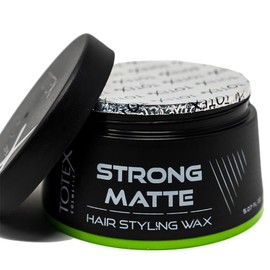 Totex Strong Matte Hair Wax, Strong Matte Hair Styling Wax, Multi Fruit Scented Hair Wax, Super Matte Effect and Natural Hair Look, Maximum Control, 150 ml (Pack of 6)