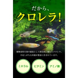 O-O-(ｵｰｵｰ) 観賞魚用 クロレラ 100粒 20g 錠剤タイプ 金魚 メダカ シュリンプ 餌