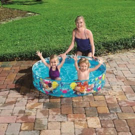 BESTWAY H2OGO SEA LIFE FILL N FUN SPARKING SWIMMING POOL BABY KIDS KIDDIE 48 x10