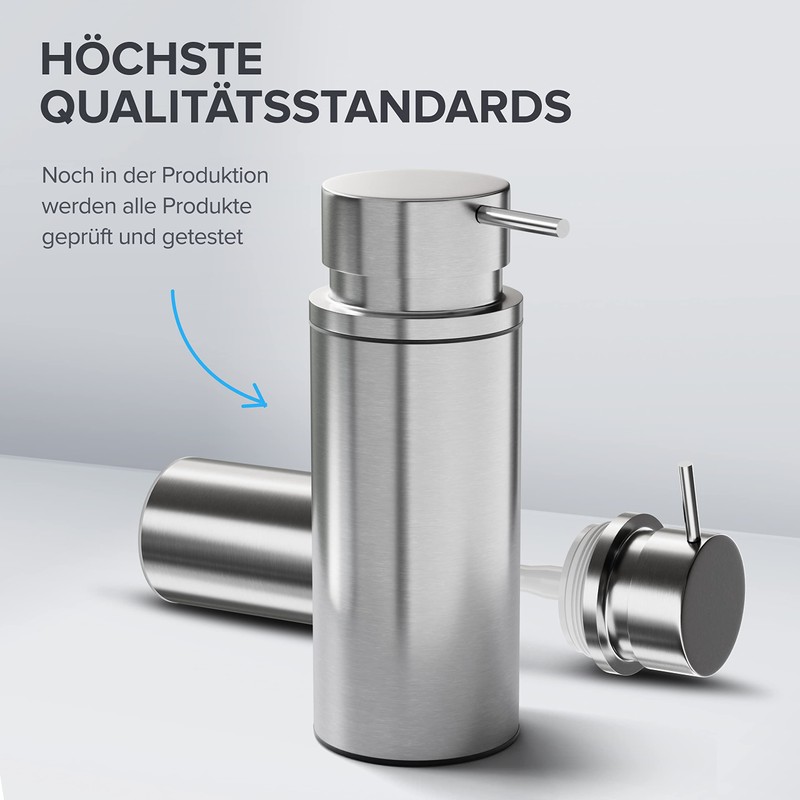 ovimar Sletterhage Soap Dispenser | Silver | Stainless Steel |