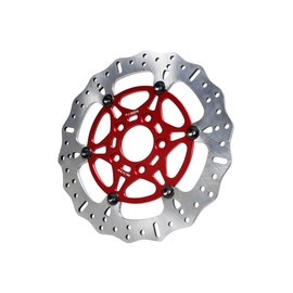 POWERJAMES Red 11.8" Rear Brake Rotor Disc for Harley Davidson 08-2023 Touring CVO Road King Electra Glide Special 41810-08B