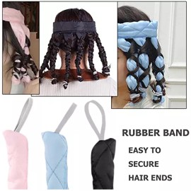 YIXIPAZH Rizador De Pelo Octopus, Diadema, Sin Calor, Sin Calor C