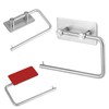 Wall Mounted Stainless Steel Roll Paper Holder Tissue Towel Rack