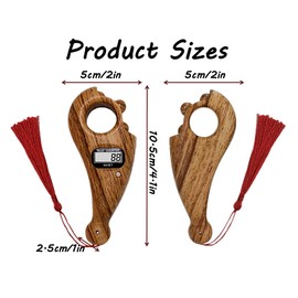 Anlising 1 x Digital Beads Counter, Buddha Beads Counter, Buddha Beads Counter, Prayer Beads Counter, for Active Finger, Meditation, Buddhist Prayer, Relaxation