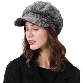 YOUTHGO Boinas Mujer Francesa Sombreros Gorros Beret Francés Hats Caliente Invierno Clásico Regalo Beanie Cozy