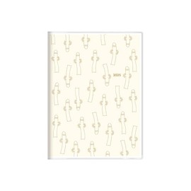 Sunstar Stationery Moomin Notebook Monthly A6 Nyoro S2958341