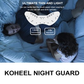 KOHEEL UP Light Bite Splint for Teeth Grinding, Grinding Splint for Night, Bite Splint for Bruxism, TMJ (CMD) Tooth Splint (Pack of 2)