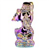 Rainbow Skull Head and Skeleton Hand Metal Lighter Case Cover