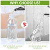 zmybcpack 12 Pack 16oz PP Heat-Resistant Plastic Juice Bottles with
