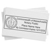 Massachusetts Notary Public Stamp - Portable, State Board Compliant Notary