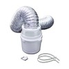 Lambro Industries 211L Dryer Lint Trap with Lama Flexible or Flex Duct, 4-In. X 5-Ft. Dryer Vent Accessories