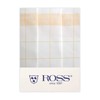 Ross Pack of 3 Twined Half-Linen Tea Towels Thread Check