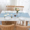 Chiffon Blue Tablecloth Modern Simple Romantic Wedding Decoration Tablecloth for