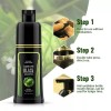 Mokeru (🥇USA SELLER)250ML Natural Herbal Black Hair Color Dye Shampoo