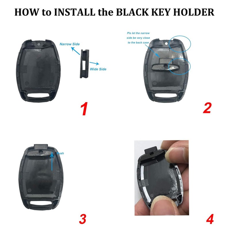 Keyless Entry Key Fob Shell Case Fit for Honda 2003-2012