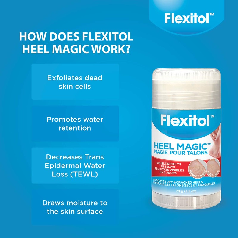 Flexitol Heel Magic For Dry Skin or Rough Heels with