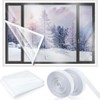Forward Tech EVA Velcro Window Windproof Vinyl 0.2mm - Draft Stopper & Thermal Insulation Barrier 180x240cm