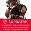 Franklin Sports Supratak Football Receiver Gloves - White/Chrome - Adult