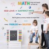62pcs Math Wall Stickers Colorful Mathematics Wall Decals Peel and