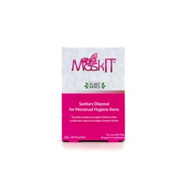 MaskIT Disposal Bags for Pads & Sanitary Napkins, Feminine Hygiene Disposal Bags