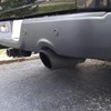 LCGP 3" Inlet Black Exhaust Tip,3" x 4" x 12"