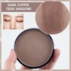 Coffee-coloured palette foundation, Natural-Looking Makeup Palettes, Multi-Use Face Shadow 3D
